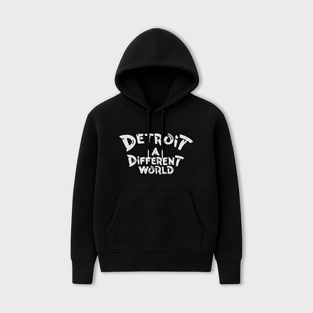 Detroit A Different World Hoodie - Black