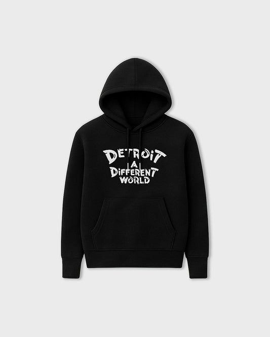 Detroit A Different World Hoodie - Black